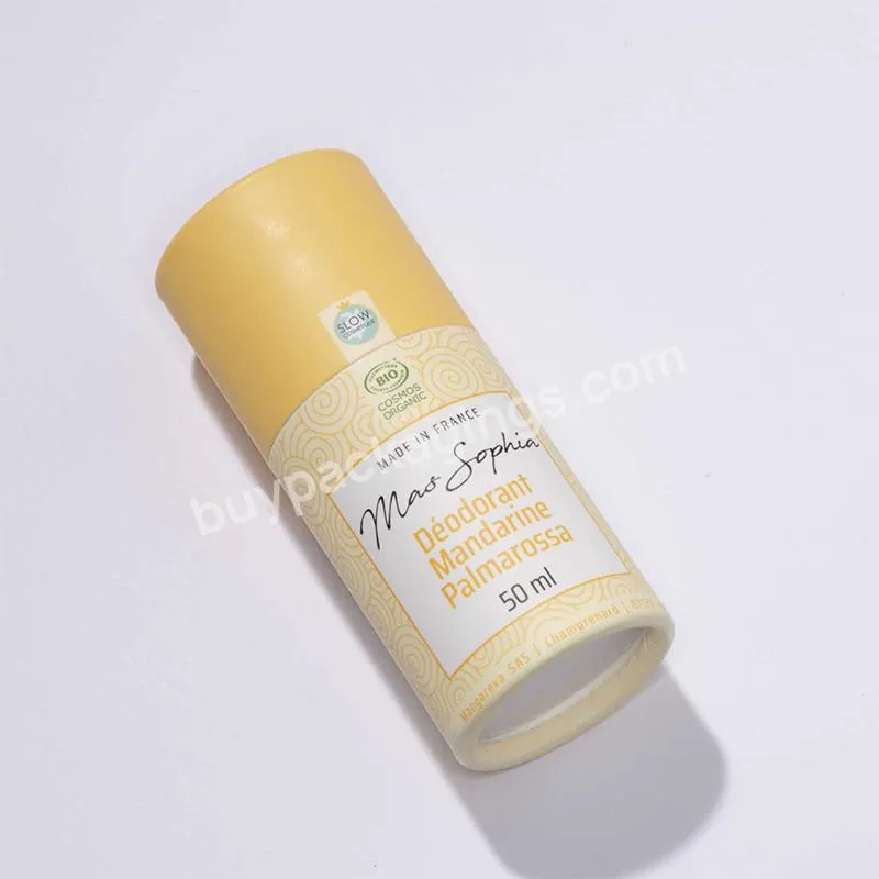 Custom Printing Personalosed Cardboard Cosmetics Tube Packaging For Lip Balm