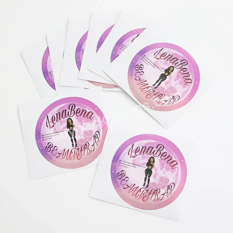 Custom Printing Pvc Waterproof Stickers For Clothing Special-shaped Sticker