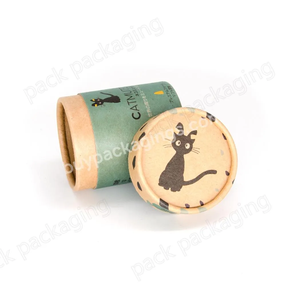 Custom printing Recyclable kraft round cardboard cosmetic tube packaging