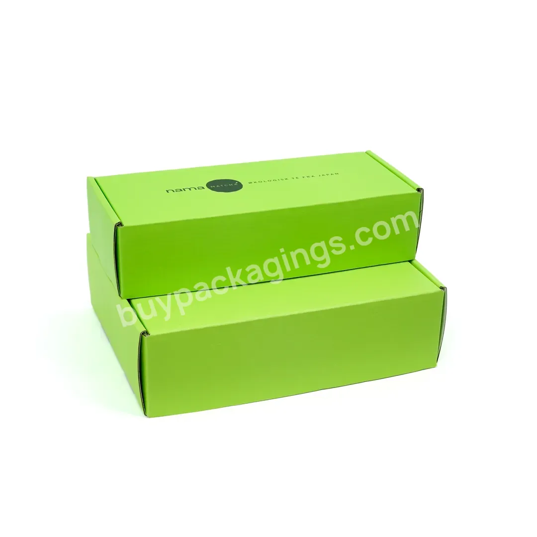 Custom Printing Red Shipping Packaging Gift Boxes Free Sample Packing Shipping Mailer Box Packaging With Logo