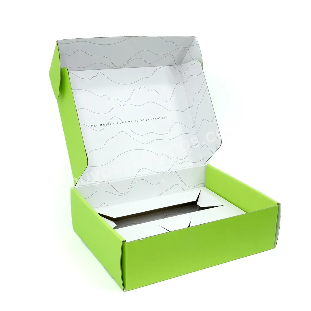 Custom Printing Red Shipping Packaging Gift Boxes Free Sample Packing Shipping Mailer Box Packaging With Logo