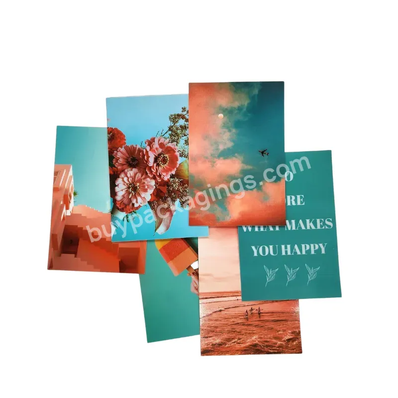 Custom Printing Semi-gloss Matte Wall Collage Kit Aesthetic Picture 50 Pcs Art Paper Room Poster