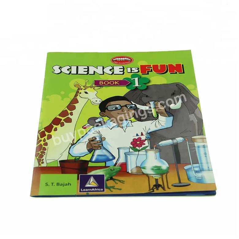 Custom Printing Services School Kids English Textbook OEM Softcover Text Book