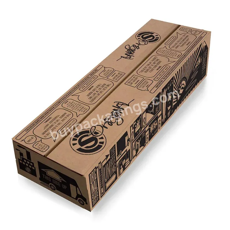 Custom Printing Skateboard Packaging Box Custom Sizes Personalised Skateboard Packaging Shipping Box