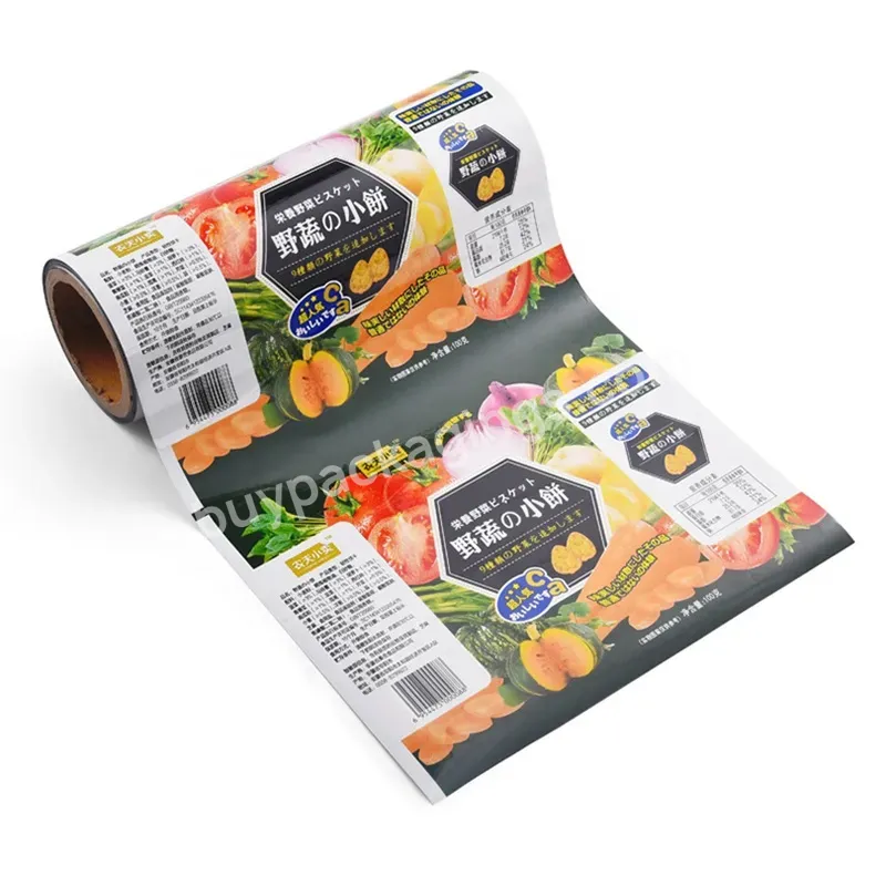 Custom Printing Snack Food Packaging Laminate Packaging Film Plastic Roll Film