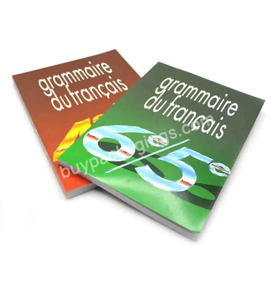 Custom Printing Soft Cover Text Books Full Color Offset Printing School Textbook