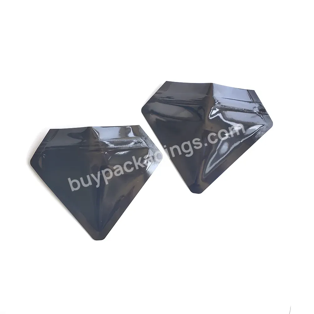 Custom Printing Special Shaped Mylar Bag Plastic 3.5g Mylar Bags Die Cut Irregular Pouches With Zipper