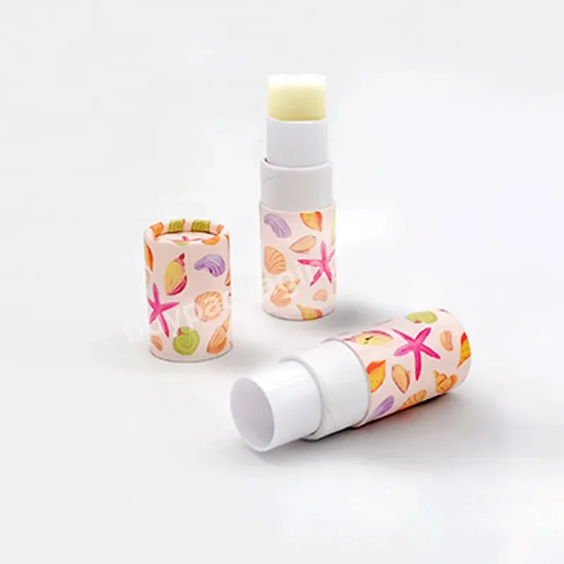 Custom Printing Twist Up Solid Perfume Stick Cardboard Containers Paper Tube Packaging