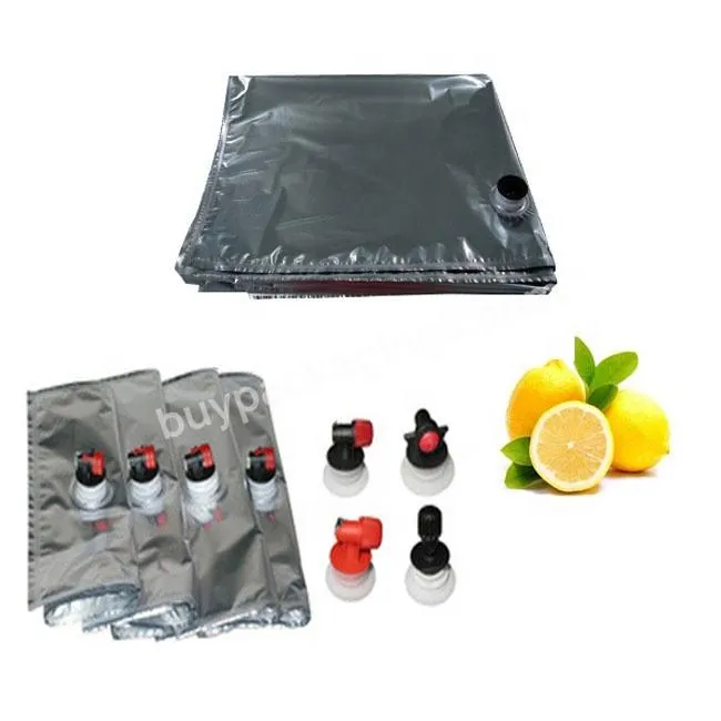 Custom Printing Vino/wine/juice Bag In Box Bib 3l 10l 20 Liter Coffee Milk Water Aseptic Bag In Box Beverage Dispenser