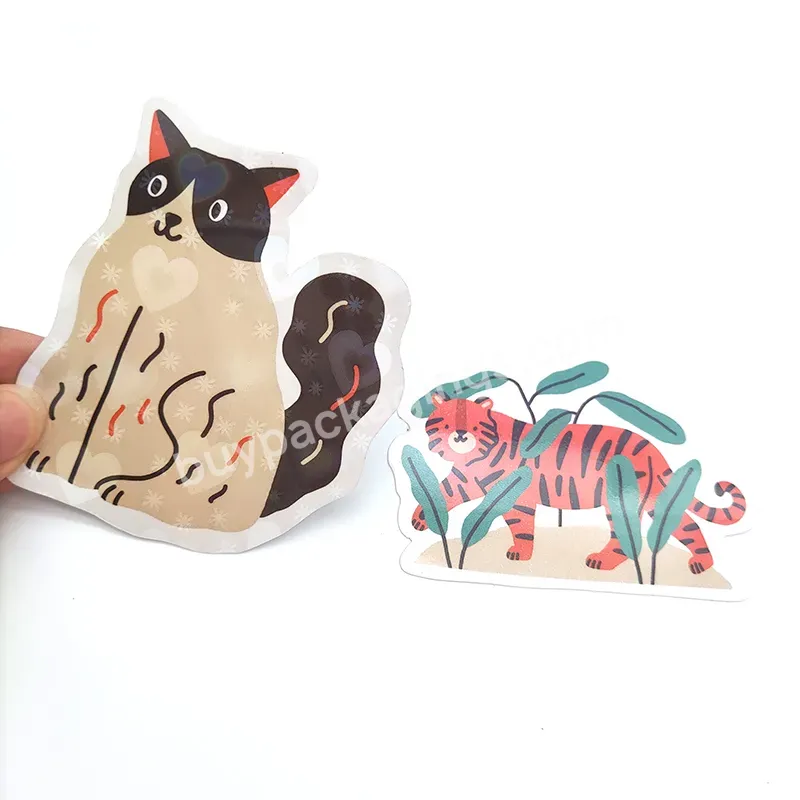 Custom Printing Waterproof Adhesive Die Cut Custom Vinyl Animal Stickers