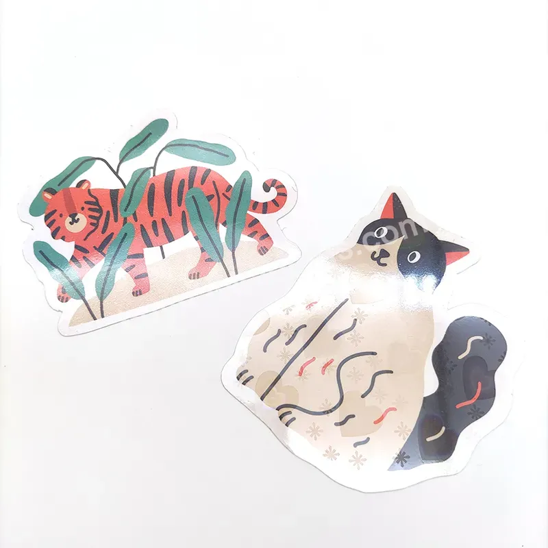 Custom Printing Waterproof Adhesive Die Cut Custom Vinyl Animal Stickers