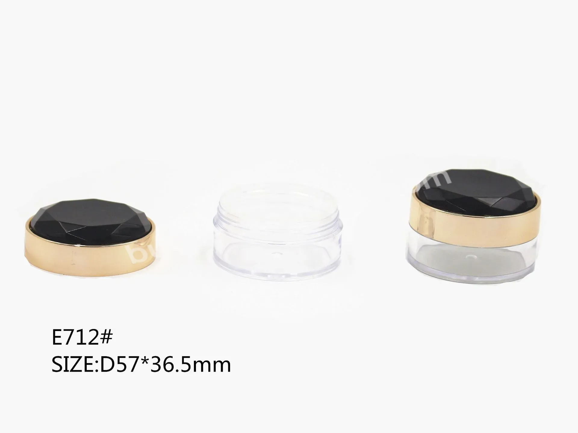 Custom Private Label E712# Setting Powder Round Makeup Loose Powder Empty Container Case Cosmetic Packaging