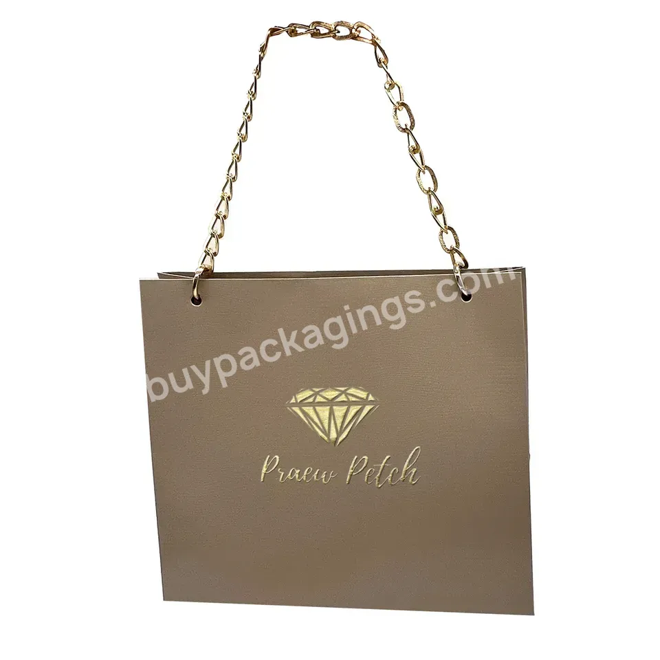Custom Private Logo Printed Personalized Luxury Paper Packaging Shopping Tote Gift Paper Bags With Ribbon Handles For Jewelry