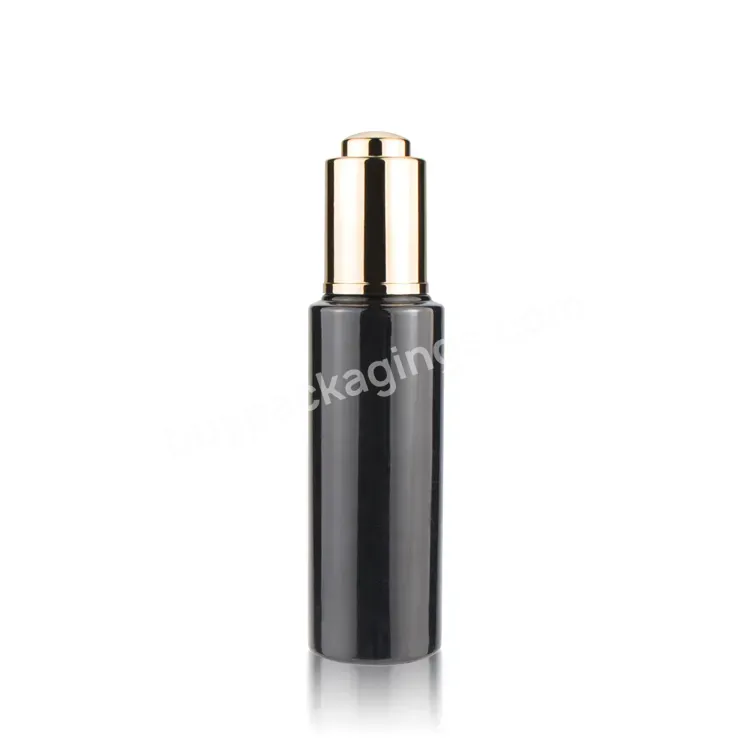 Custom Push Button Cosmetic Serum Packaging 15ml 20ml 30ml Dropper Bottle