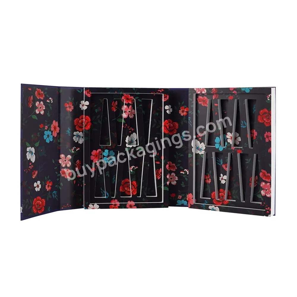 Custom Reasonable Price Double Door Cardboard Paper Makeup Organizer Cosmetic Storagecosmetics Display Packaging Perfume Box
