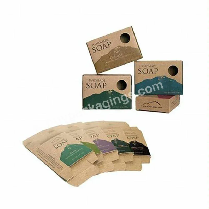 Custom Recovery Manually Kraft Soap Box Nuts Box Packaging Carton Packaging Design