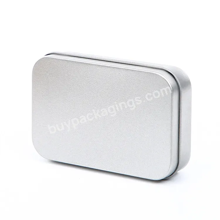 Custom Rectangular Coffee Tea Candy Spice Bean Packaging Tin Box Food Storage Safe Tin Can Metal Tinplate For Sale