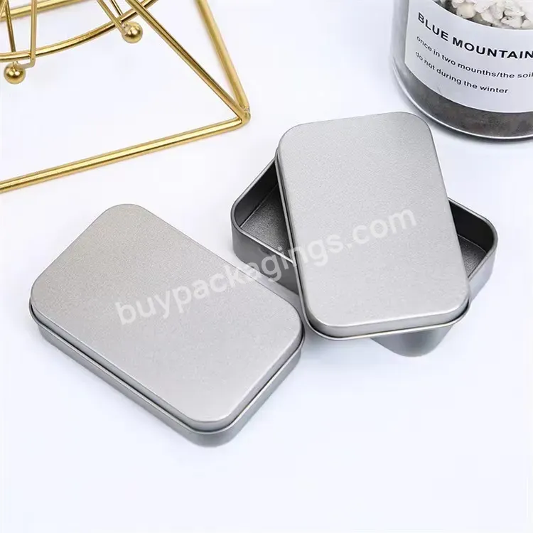 Custom Rectangular Coffee Tea Candy Spice Bean Packaging Tin Box Food Storage Safe Tin Can Metal Tinplate For Sale