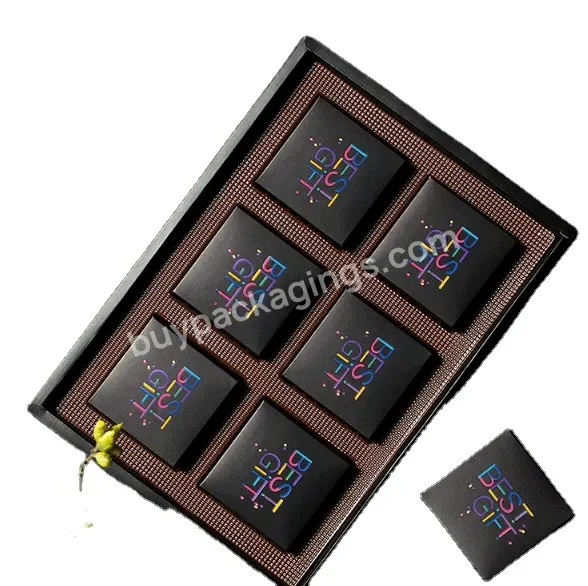 Custom Recyclable Cheap Empty Chocolate Boxes Wrapping Paper Dessert Biscuit Food Packaging Box Cheap Egg Yolk Crisp Empty Box