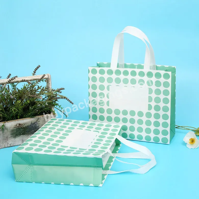 Custom Recyclable Environment Materials Supermarkets/shopping Malls/clothing Shopping Tote Non Woven Bag