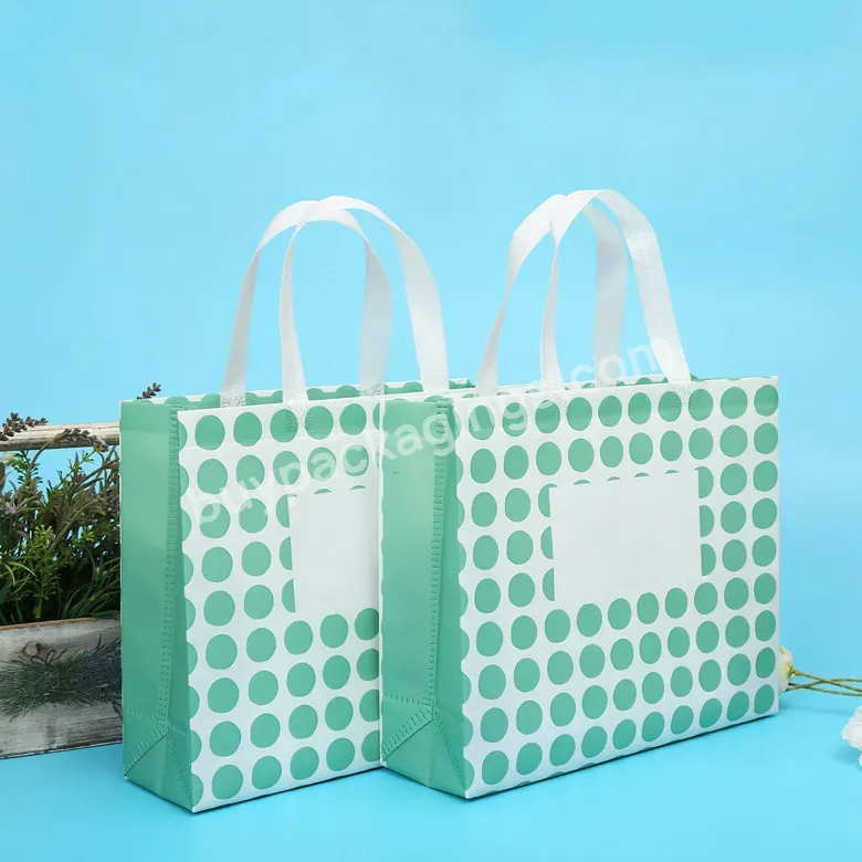 Custom Recyclable Environment Materials Supermarkets/shopping Malls/clothing Shopping Tote Non Woven Bag