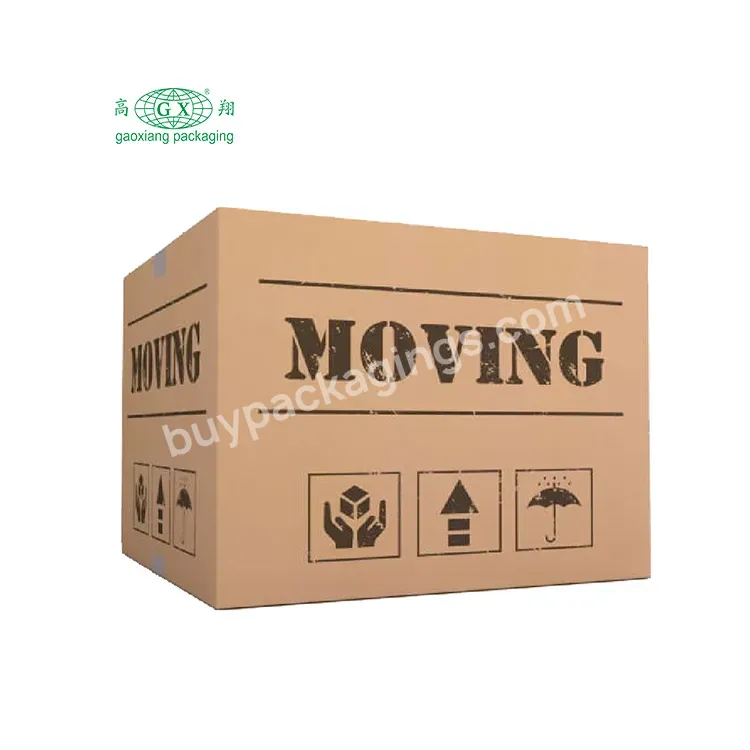 Custom Recyclable Heavy Duty Durable Double Walls Corrugated Moving Shipping Storage Carton Boxes Packaging Boxes