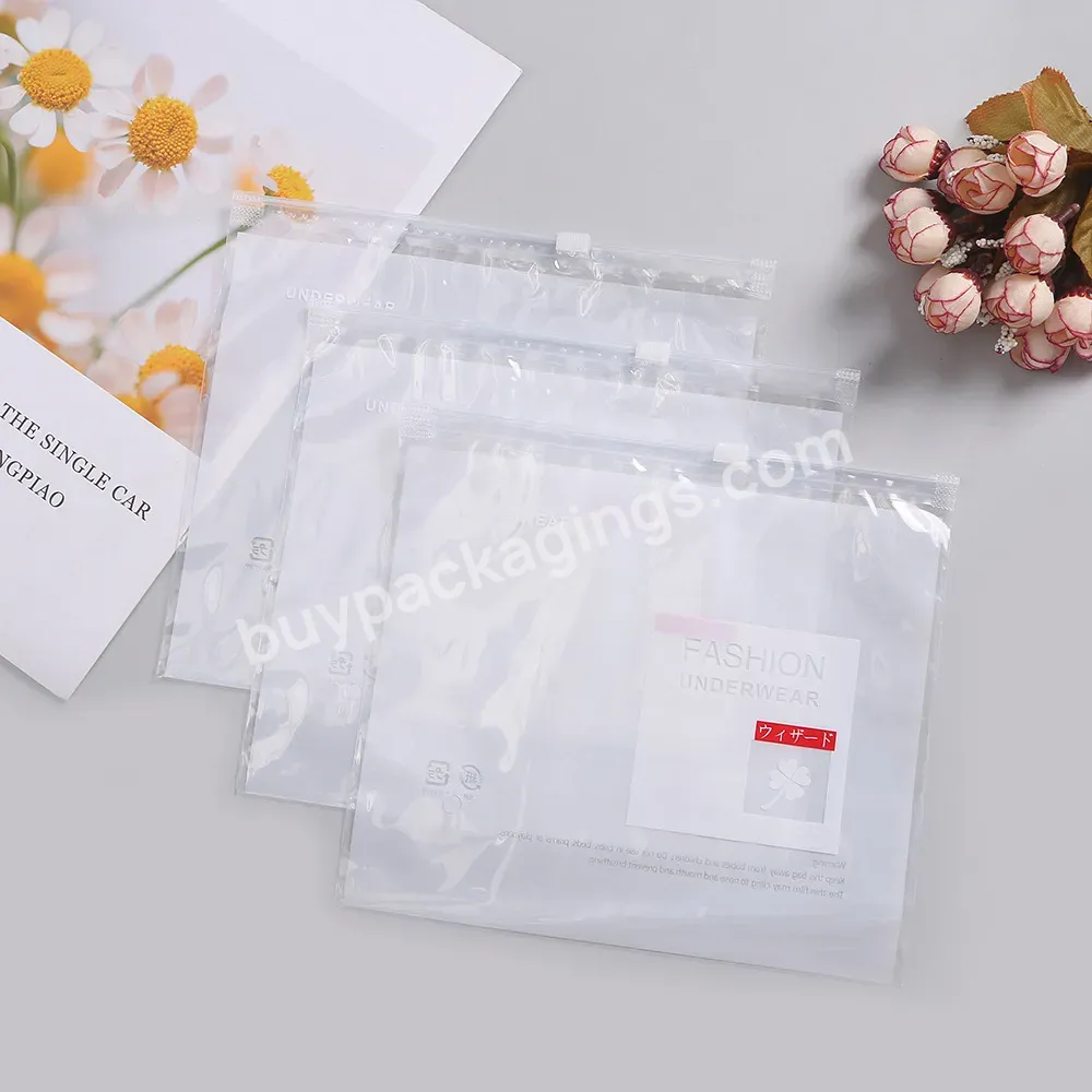 Custom Recyclable Packaging Bags Frosted Made Plastic Bag With Zipper Hoodie Ziplock Bags For Clothes Brand Logo Matte Zip Pouch