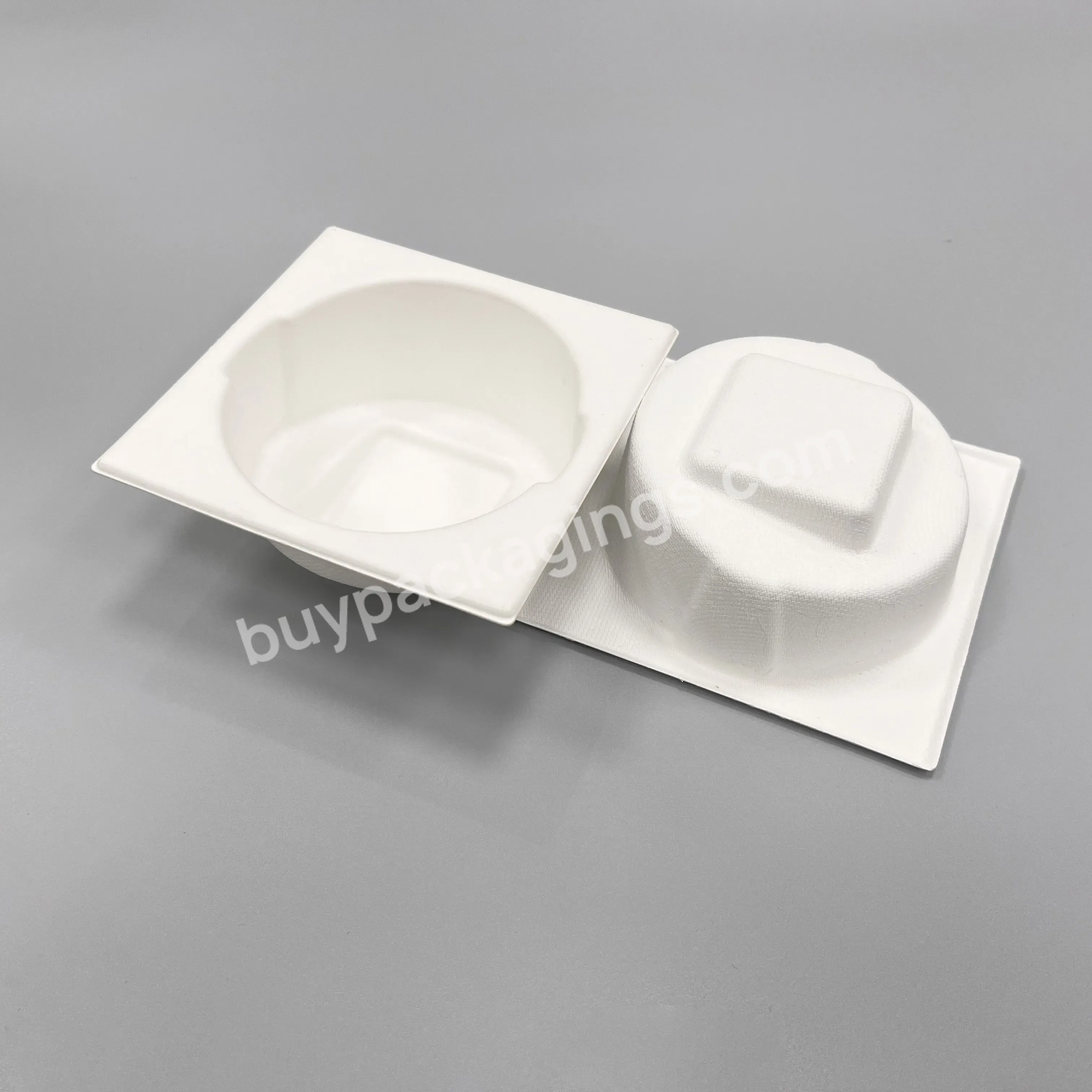 Custom Recyclable Packaging Paper Tray Molded Pulp Insert Bagasse Recycled Packaging Tray Inner Tray Packaging - Buy Molded Pulp Insert Bagasse Recycled Packaging Tray,Custom Molded Paper Pulp Black Color Electronics Packaging Trays,Custom Wet Molded