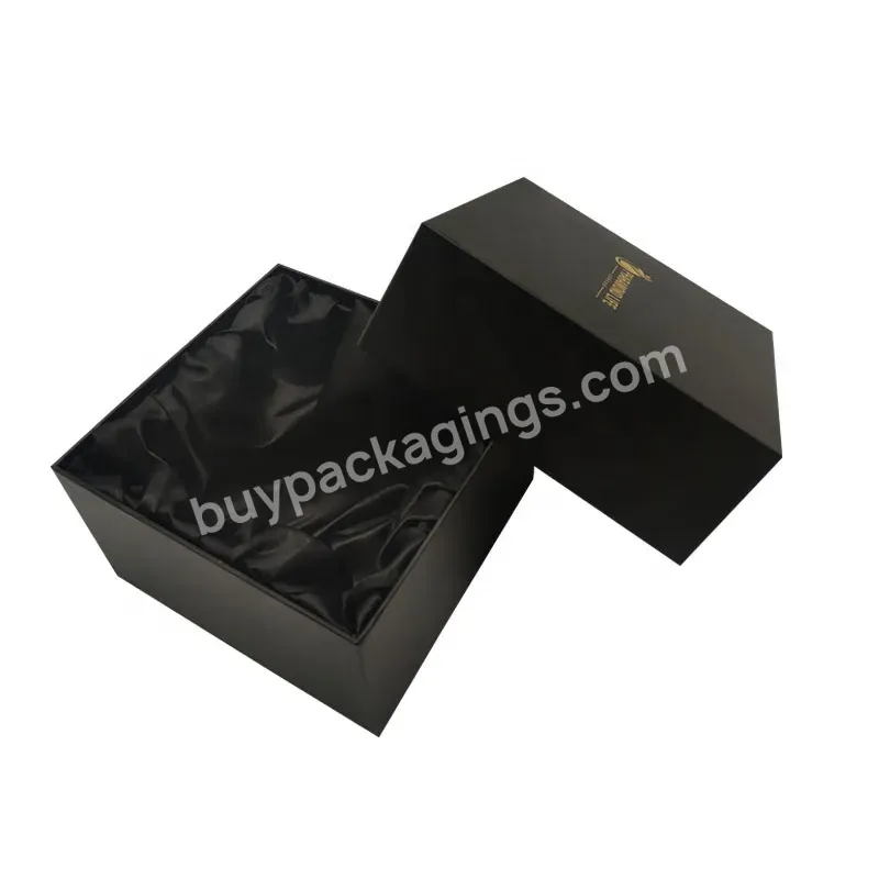 Custom Recyclable Top Lid And Bottom Base Two Pieces Box Cardboard 2 Piece Rigid Box