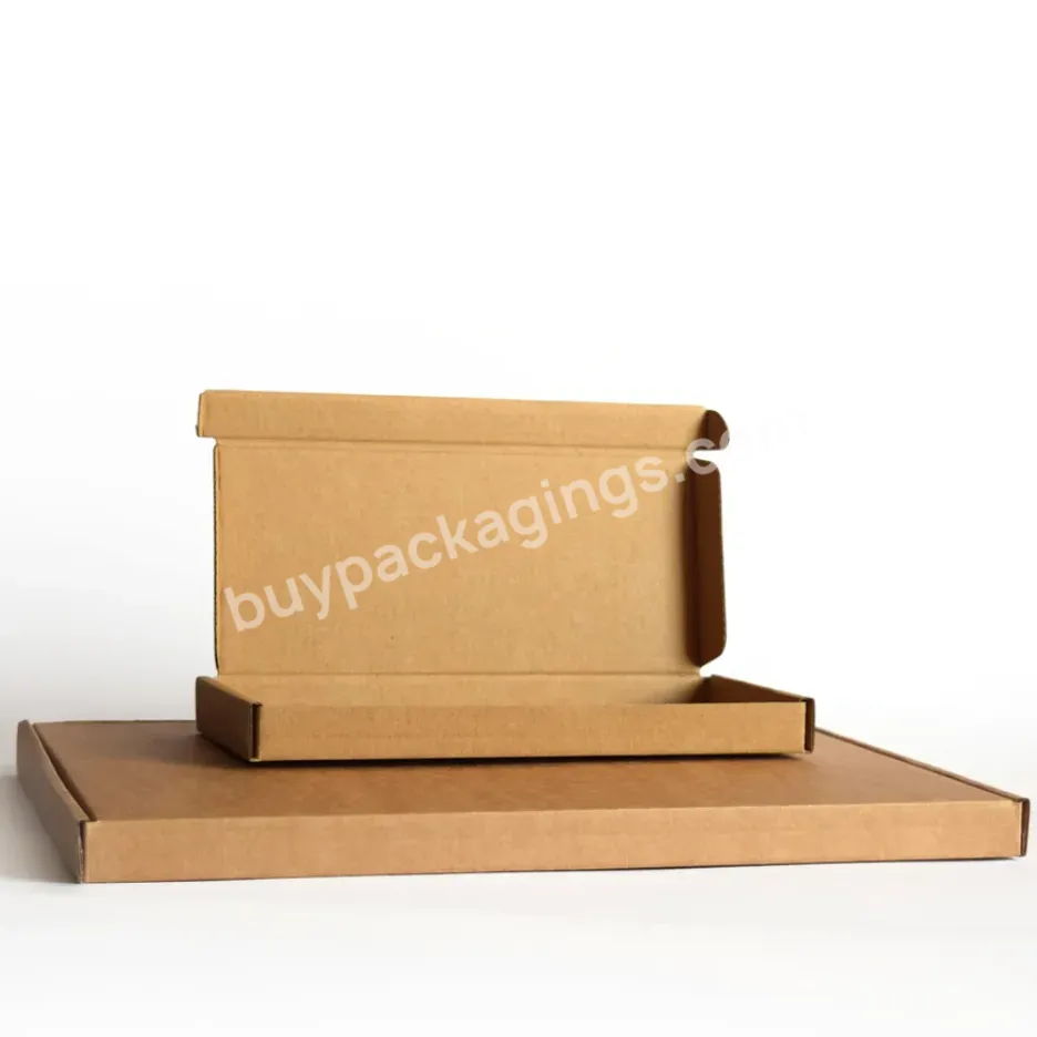 Custom Recycle Corrugated Eco Friendly Clothing Mailer Paper Logo Printed Shipping Box