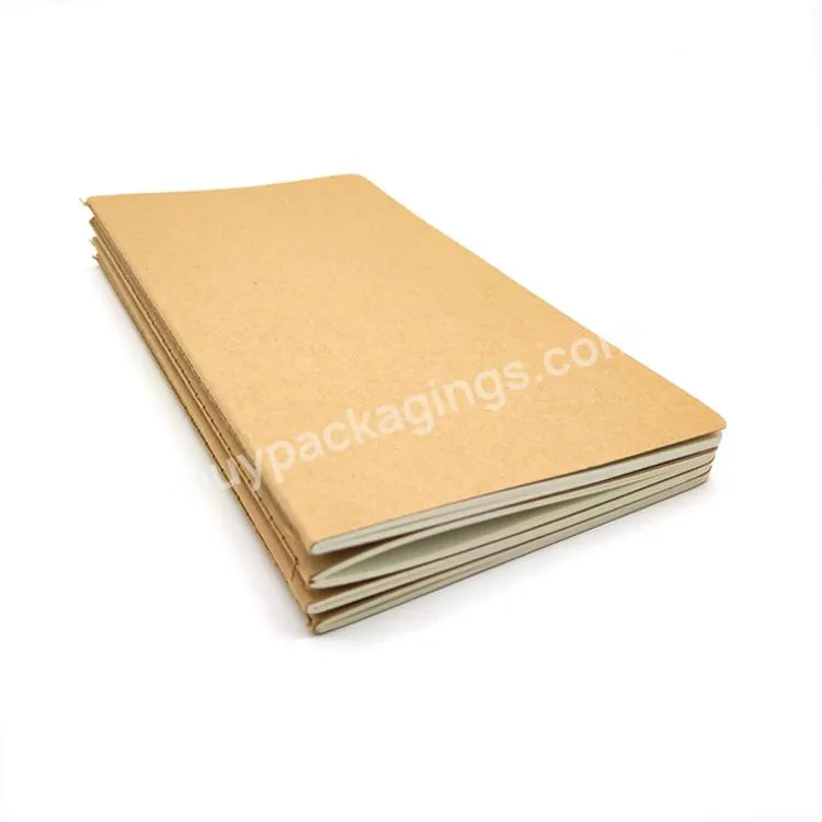 Custom Recycled a5 a6  kraft paper notebook