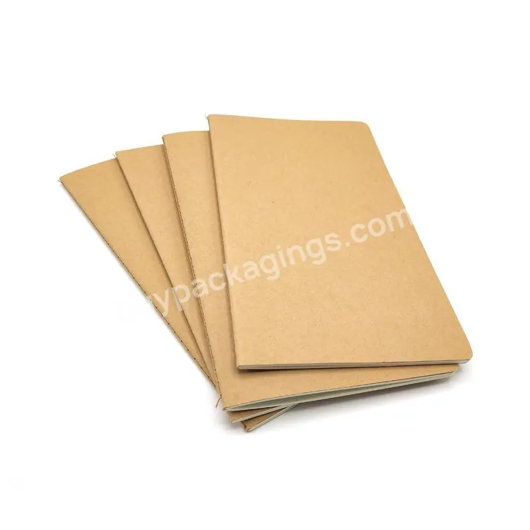 Custom Recycled a5 a6  kraft paper notebook