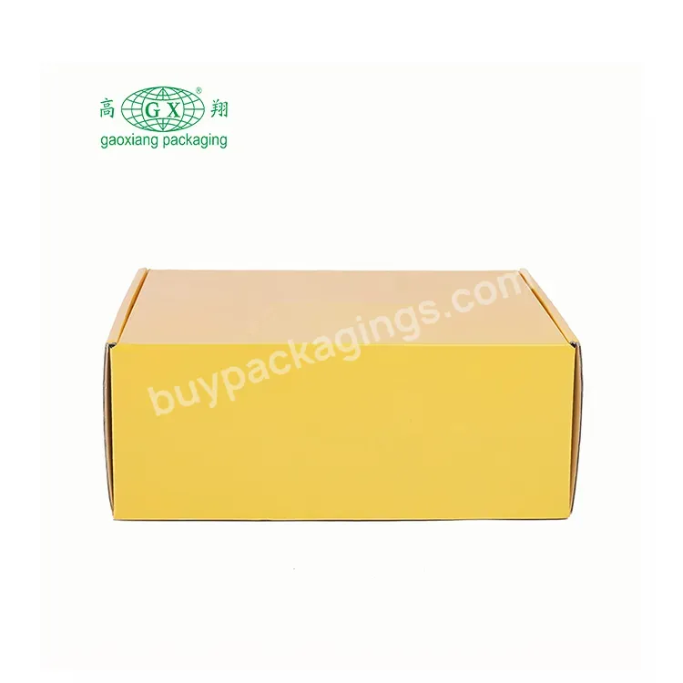 Custom Recycled Corrugated Packaging Boxes Custom Brown Gift Square Paper Box For Clothing Mailer Shipping Packing