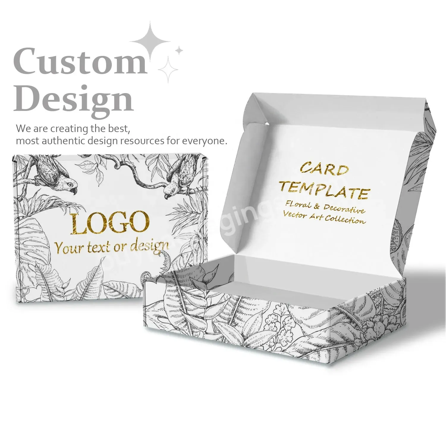 Custom Recycled Offset Printing Corrugated Paper Coffee Mug Packaging Boxes