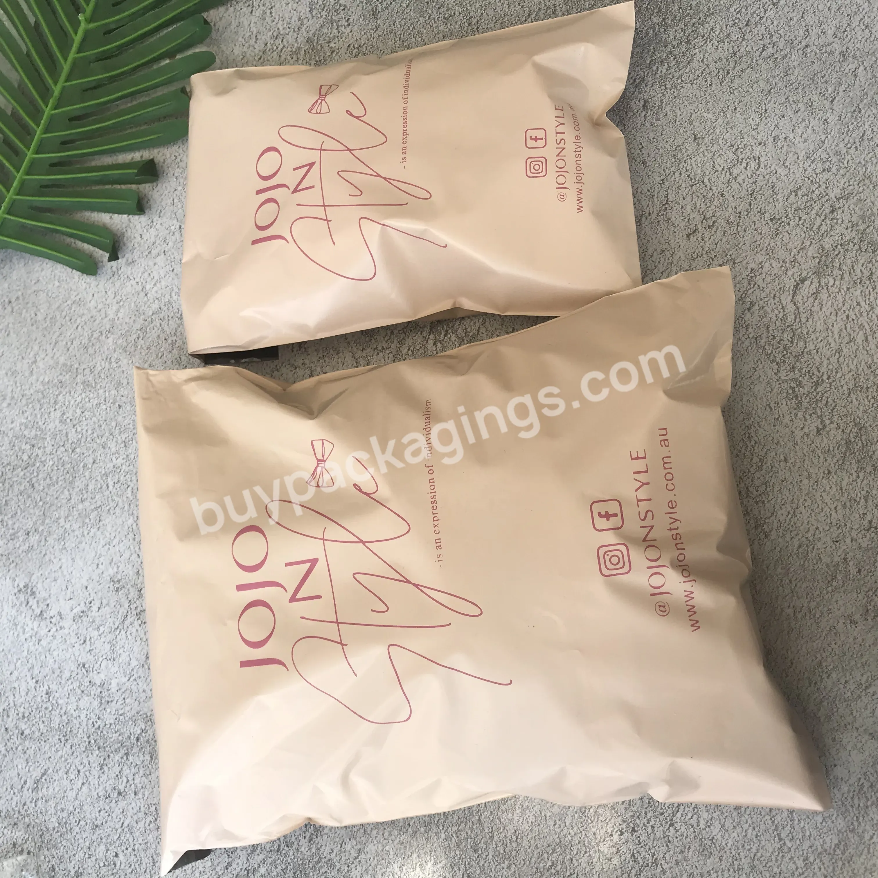 Custom Recycled Poly Mailer Mailing Bags Plastic Waterproof Shipping Mailing Bags