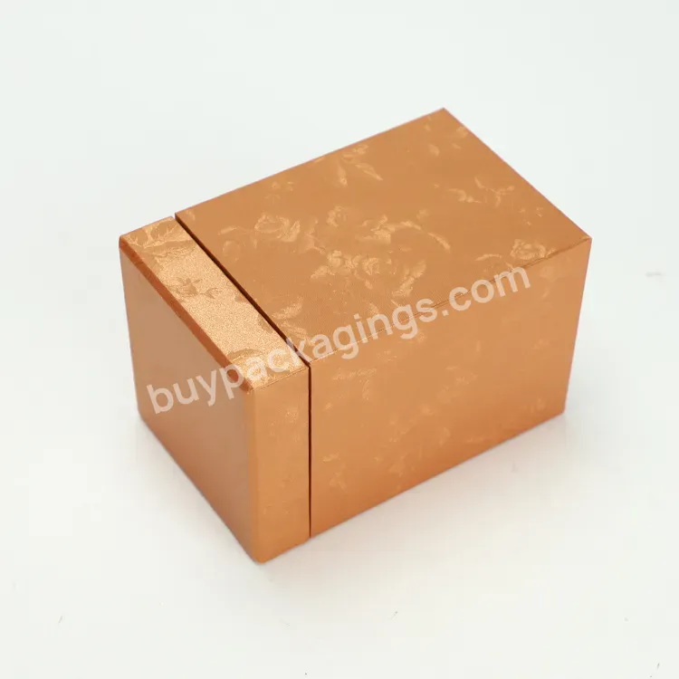 Custom Recycled Rigid Square Candle Packaging Paper Cardboard Gift Box With Clear Window