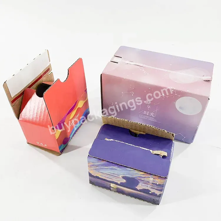 Custom Recycled Shipping Box Logo Printed Luxury Corrugated Folding Kraft Paper Packaging Storage Box