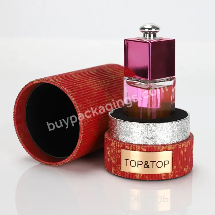 Custom Red Christmas Perfume Packaging Sliding Drawer Rigid Box With Insert