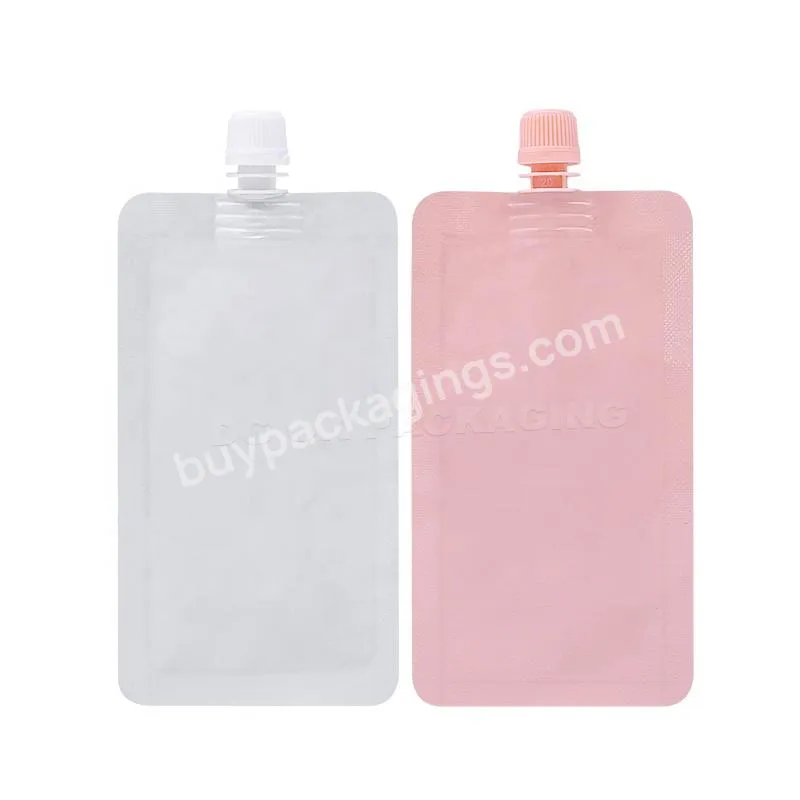 Custom Refillable Food Spout Pouch Bag For Shampoo Refill Drink Pouch With Spout Packaging Reusable Liquid Pouch