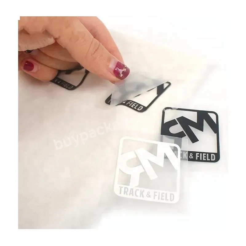 Custom Reflective Printing Logo Heat Transfer Labels For Clothing