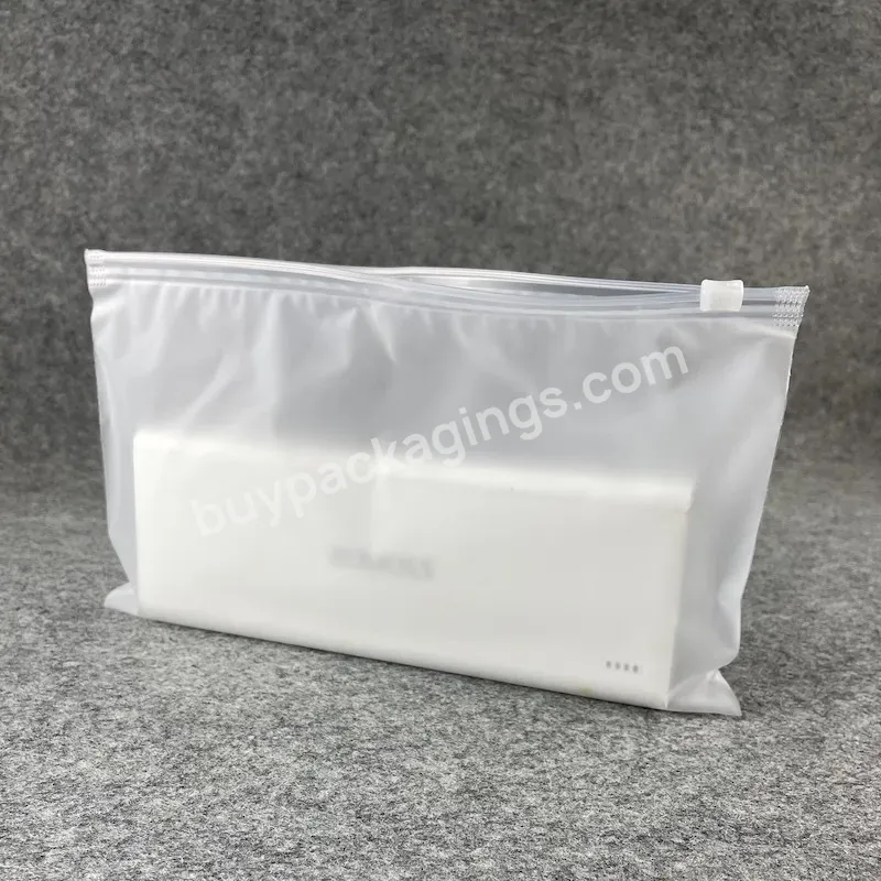 Custom Resealable Waterproof Socks Clothing Garment Underwear Packaging Zipper Plastic Package Bag