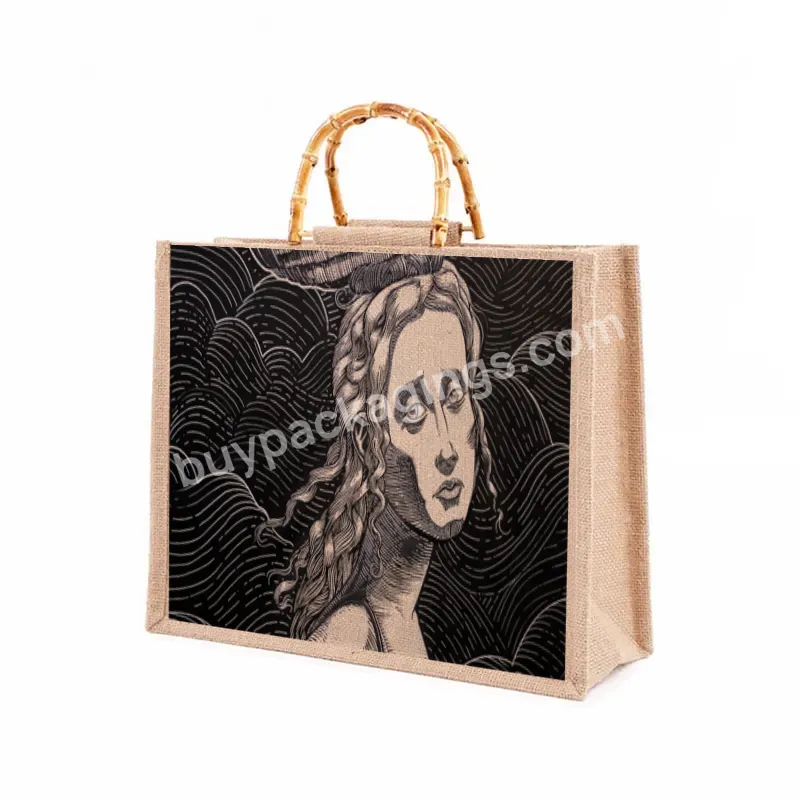 Custom Reusable Eco Friendly Shopping Bag Jute Bag