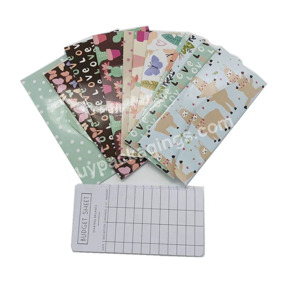 Custom Reusable Waxed Colored Pack Money Budget Planner Saving Wallet Cash Coin Gifts Mini Paper Envelopes - Buy Mini Envelope,Waxed Paper Envelopes,Colored Envelopes.