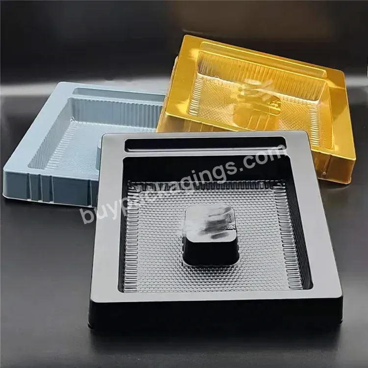 Custom Rpet/apet/pvc/pp/abs Flocking Blister Vacuum Tray Vacuum Forming Blister Tray Packaging