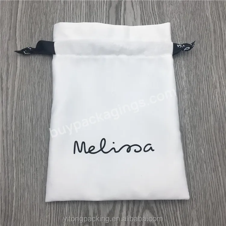 Custom Satin Jewelry Pouch Bags With Printing