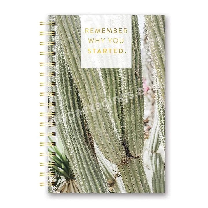 Custom School Supplier Notebook Printing A5 Softcover Agenda Spiral Notebook