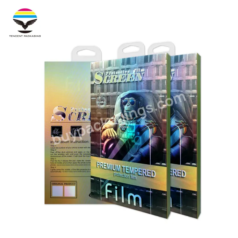 Custom Screen Protector Packaging Toughened Film Packaging Box Tempered High-grade General Screen Protector Packaging Box