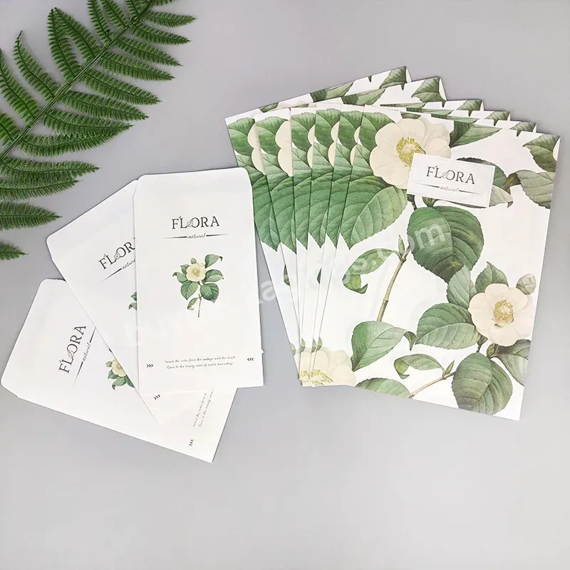 Custom Seed Packets 4.5*3.25" Packaging Envelopes Resealable Small Packaging Envelope