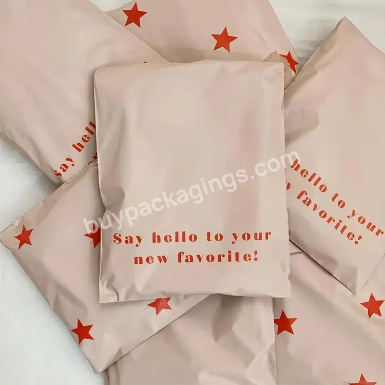 Custom Self Adhesive Biodegradable Envelope Poly Mailer Clothing Shipping Plain Courier Plastic Mailing Bags