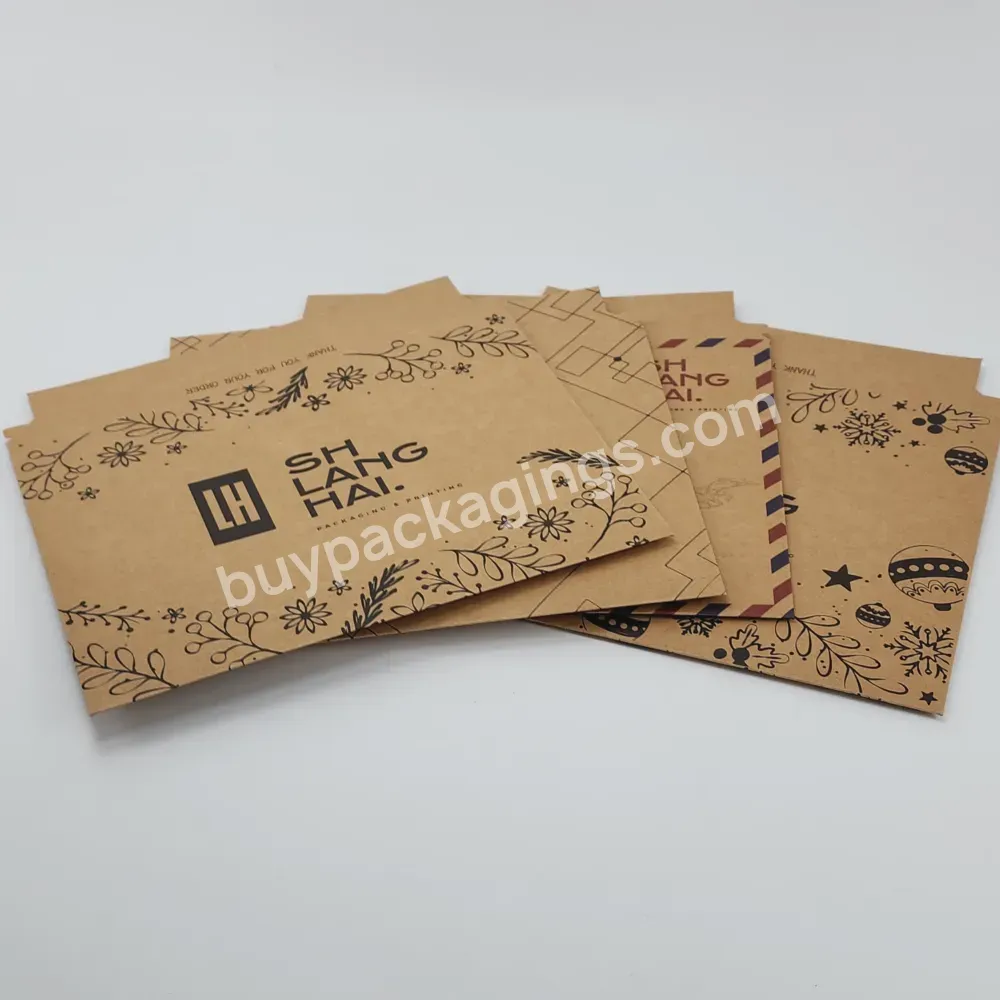 Custom Self Seal Rigid Flat Cardboard Mailer Envelope Document Paperboard Mailer For E-commerce Express Packaging